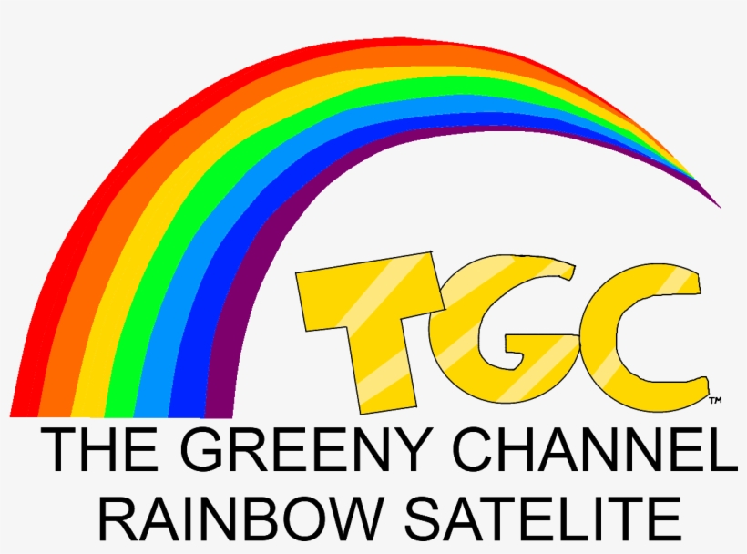 The Greeny Channel Rainbow Satelite Logo - Rainbow, transparent png download