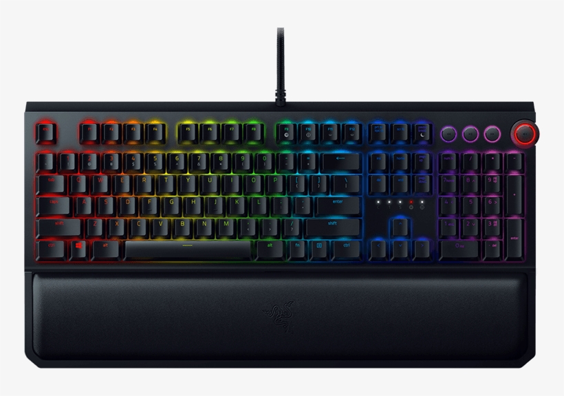 Razer™ Mechanical Switches Designed For Gaming - Black Widow Elite Keyboard, transparent png download