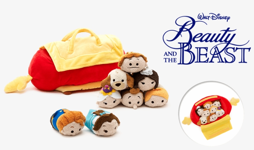 Disney Store Europe Have Announced A New Beauty And - Beauty And The Beast Tsum Tsum Set, transparent png download