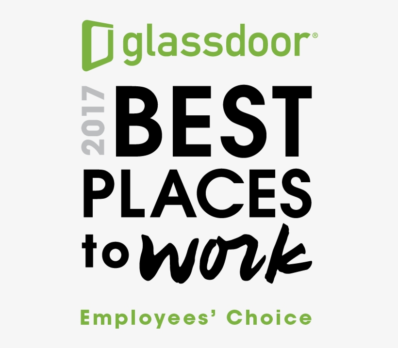 Glassdoor Award Logo - Glassdoor Best Places To Work 2017, transparent png download