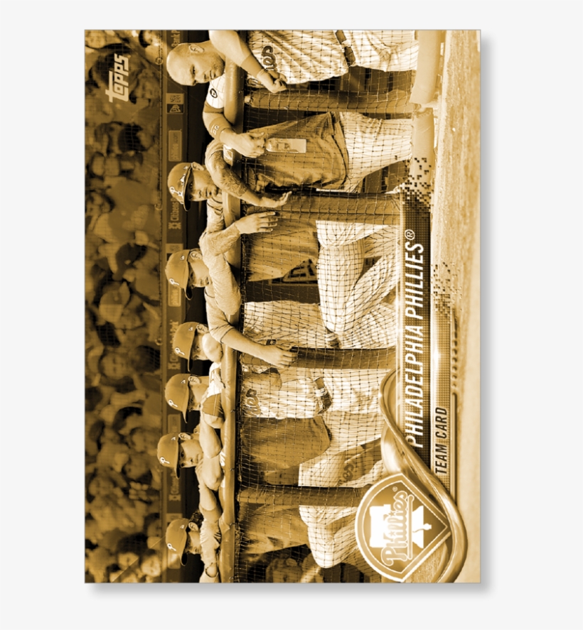 2018 Topps Series 1 Baseball Philadelphia - Wood, transparent png download