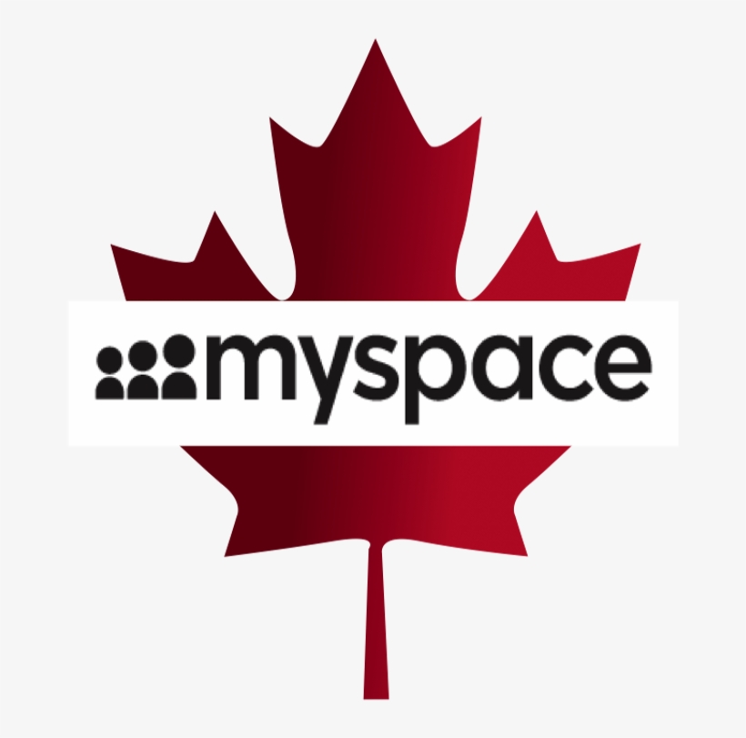 Myspace Goes Canadian - Canadian Heart, transparent png download