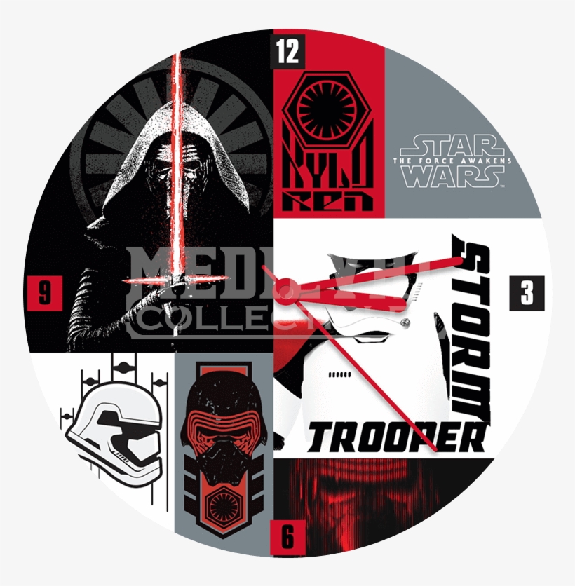 Star Wars The Force Awakens Wall Clock - Star Wars 7 Stormtrooper Coaster 4‐pack Ee Exclusive, transparent png download
