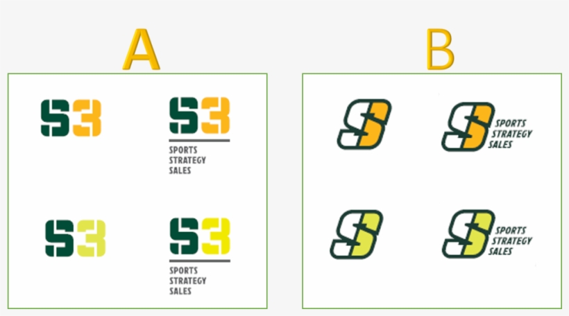 Versions Of Our New Logo For Sports Strategy & Sales - Graphics, transparent png download