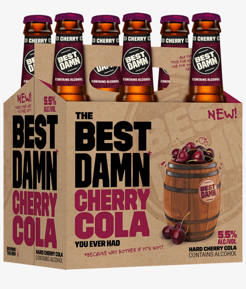 Anheuser-busch & Best Damn Brewing Co - Best Damn Cherry Cola, transparent png download
