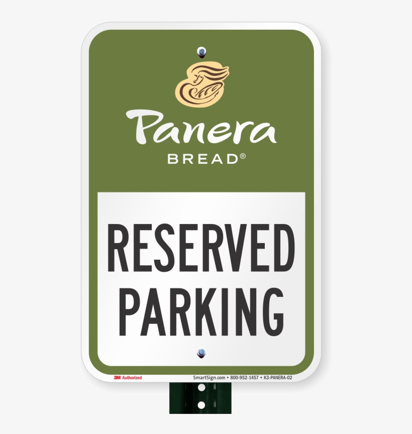 Reserved Parking Sign, Panera Bread - Van Accessible Parking Sign, transparent png download