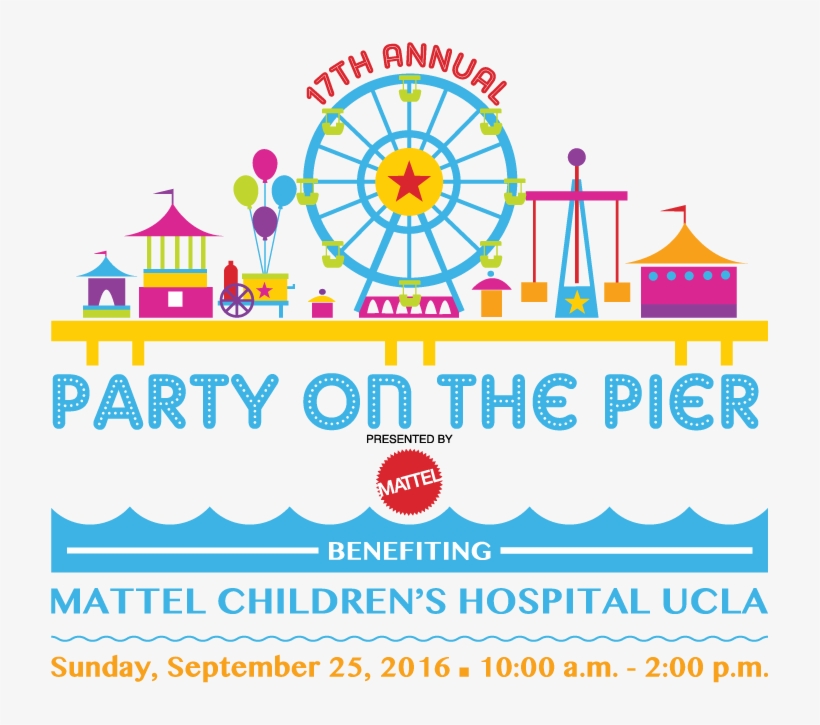 0 Pop16logo Mattel Party On The Pier - Mattel Party On The Pier 2017, transparent png download