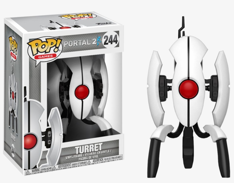 Funko Pop! Games: Portal - Turret, transparent png download