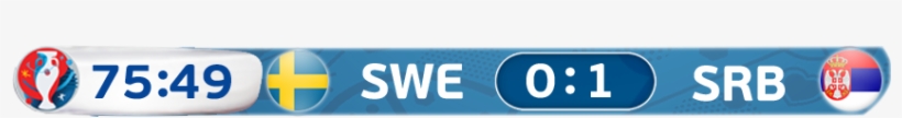 And Adapted Scoreboard With Logos For Fifa - Uefa Euro 2016, transparent png download