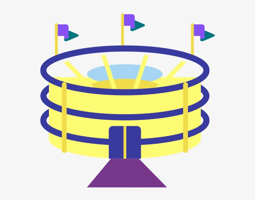 Graphic Free Library U F Df To Make Your Own - Stadium, transparent png download