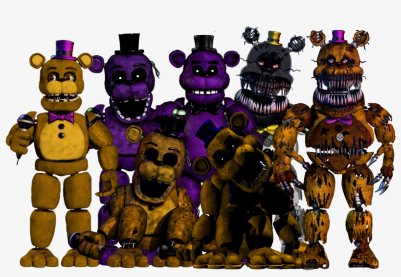 All Golden Freddys - Fredbear And Friends Left To Rot Characters, transparent png download