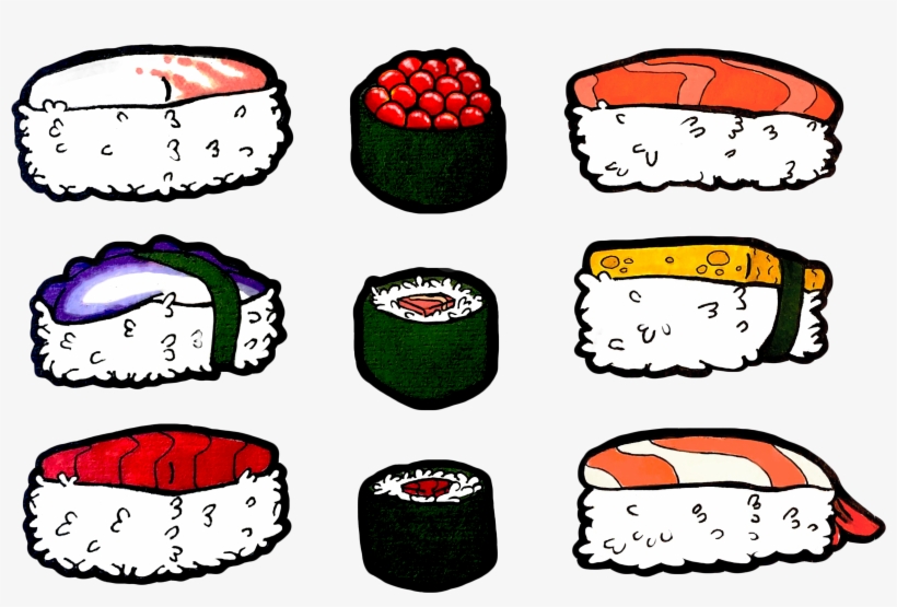 Sushi Lover - Transparent Image Tumblr Sushi, transparent png download