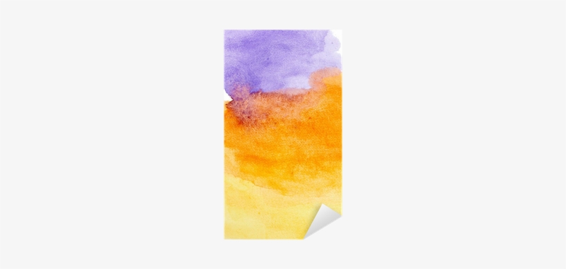 Color Strokes Watercolor Painting Art Sticker • Pixers® - Watercolor Paint, transparent png download