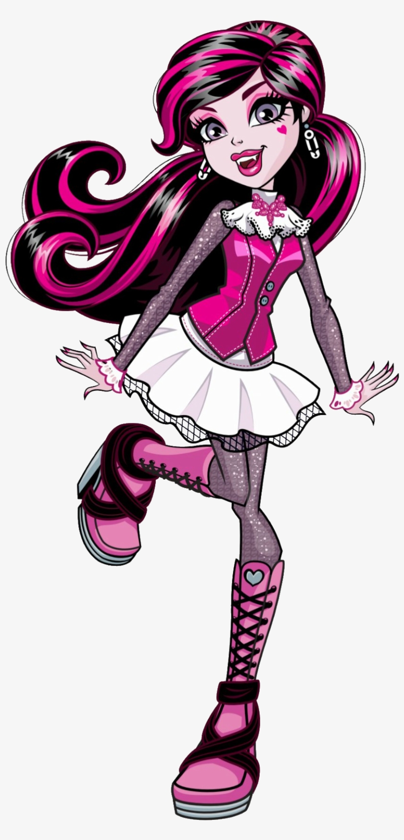 Draculaura Ponytail - Monster High Draculaura Png, transparent png download