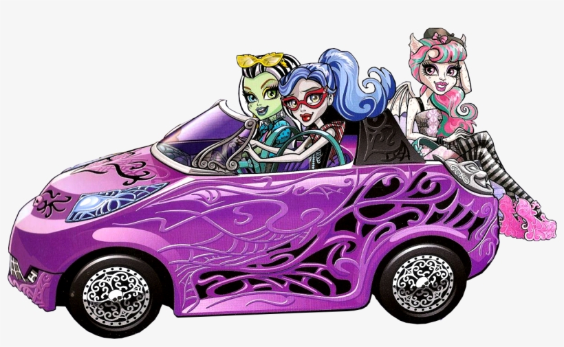 Scaris Convertible - Monster High Catrine And Franki, transparent png download