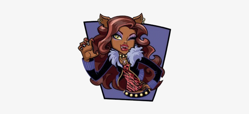 1-clawdeen - Monster High Personajes La Loba, transparent png download