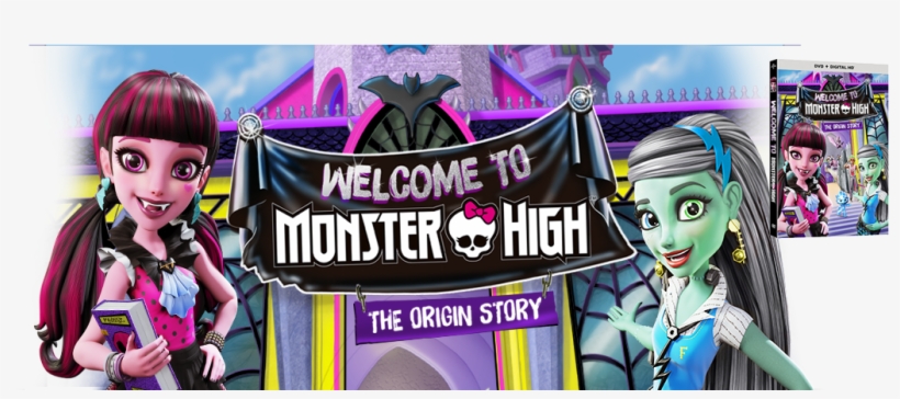 Welcome To Monster High: The Origin Story - Dvd - Dvd, transparent png download