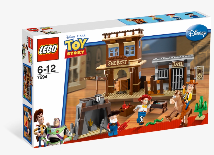 Adaptations - Lego Toy Story Woody's Roundup 7594, transparent png download
