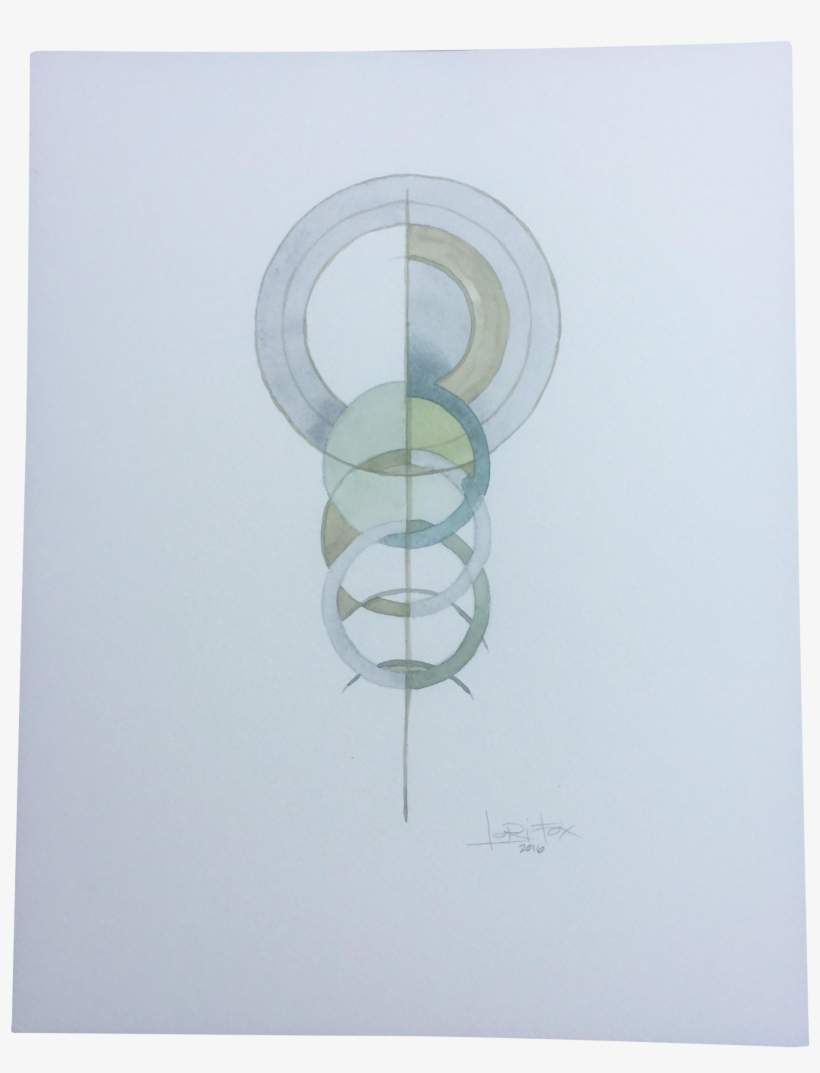 Totem Watercolor Painting - Sketch, transparent png download