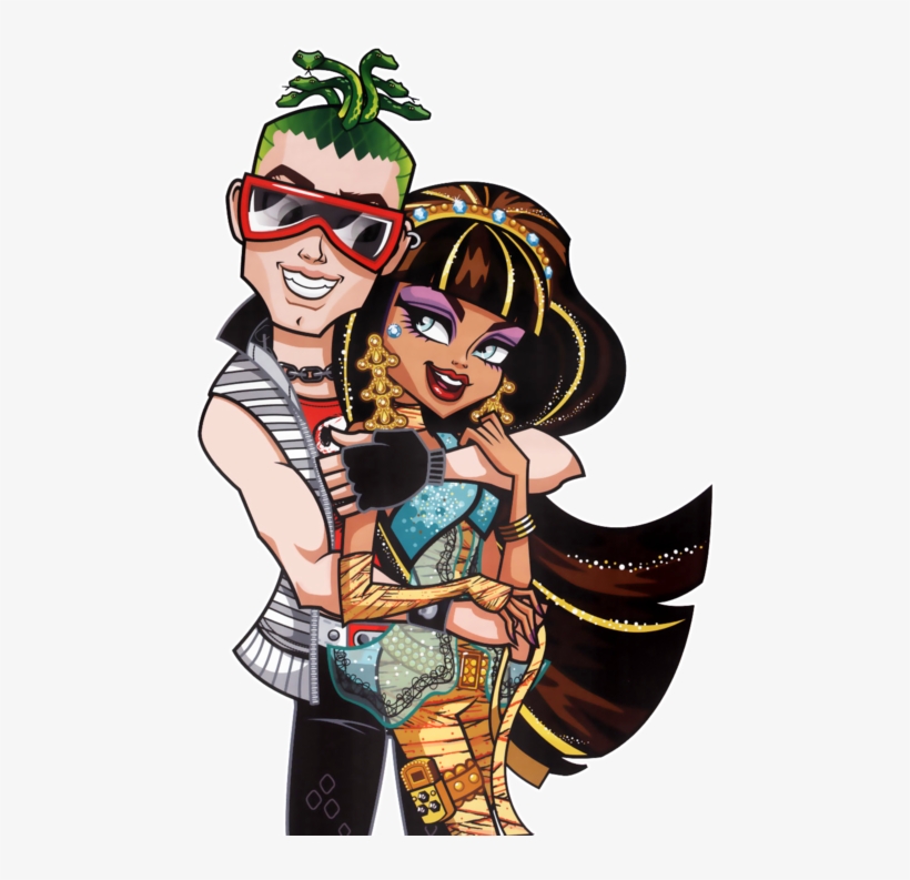 118 Images About Monster High On We Heart It - Deuce Gorgon And Cleo De Nile, transparent png download