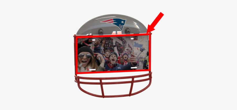 New England Patriots Custom Metal Photo - New England Patriots, transparent png download