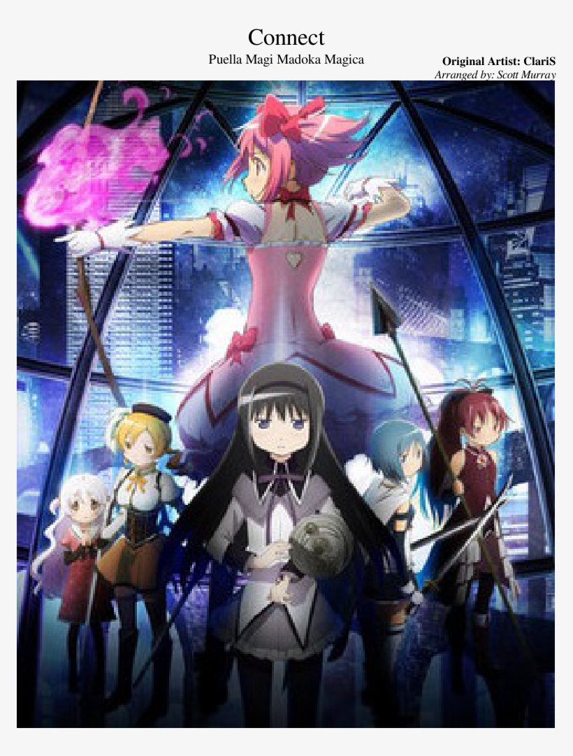 Connect Sheet Music Composed By Original Artist - Puella Magi Madoka Magica Dvd Movie Trilogy, transparent png download
