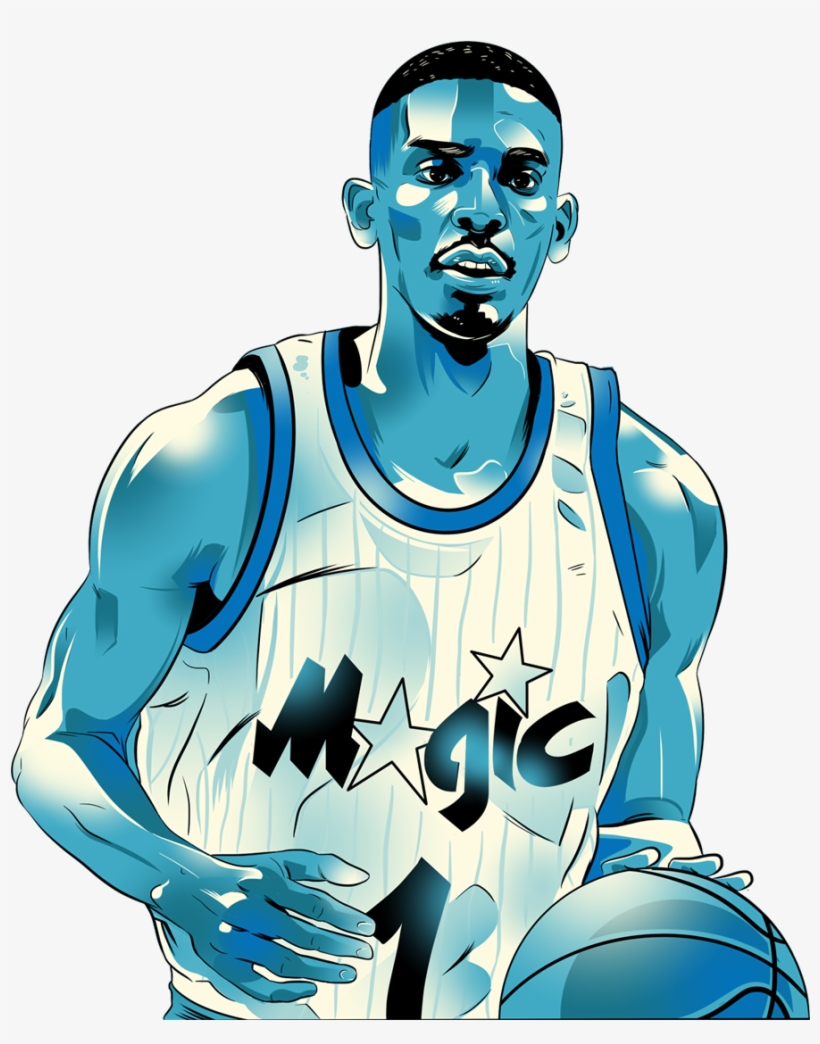 Orlando Magic Oral History Png Shaq Magic 90s - Penny Hardaway Transparent, transparent png download