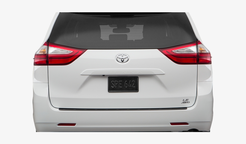 Low/wide Rear - 2018 Toyota Sienna Rear, transparent png download