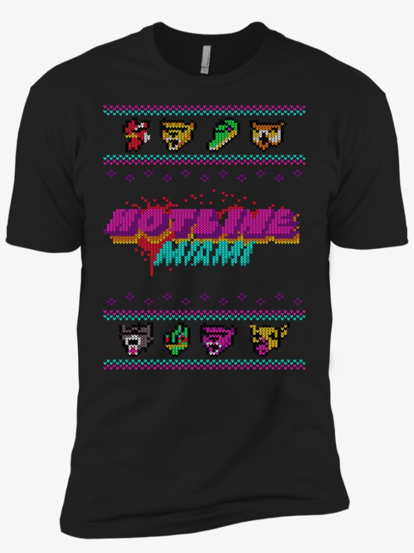 Christmas Sweater Hotline Miami Men's Premium T-shirt - Best T Shirt 2018, transparent png download