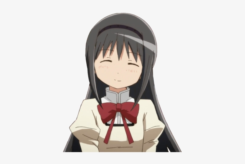 Puella Magi Madoka Magica - Homura Happy, transparent png download