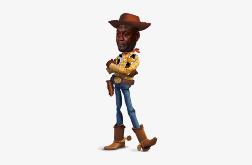Michael Jordan Crying Face Png - Woody And Buzz Png, transparent png download
