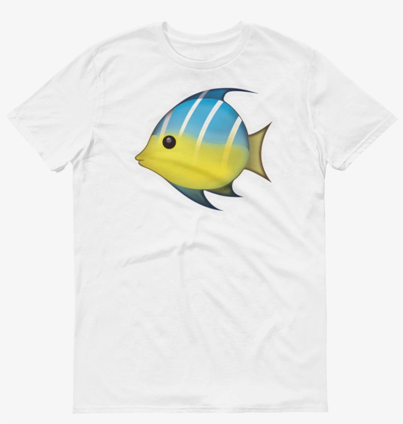 Men's Emoji T-shirt - Poissons Tropicaux - Emoji Boîtier Pour Cartes De Visite, transparent png download