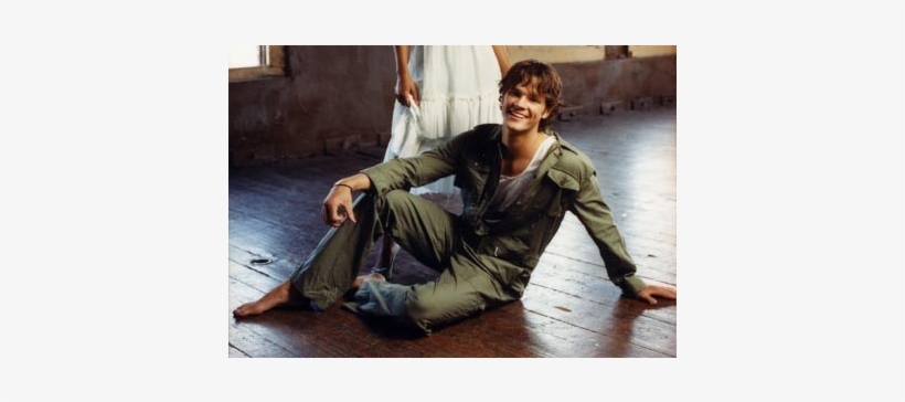 My Stuff What Are You Wearing Jared Padalecki I Guess - Sitting, transparent png download