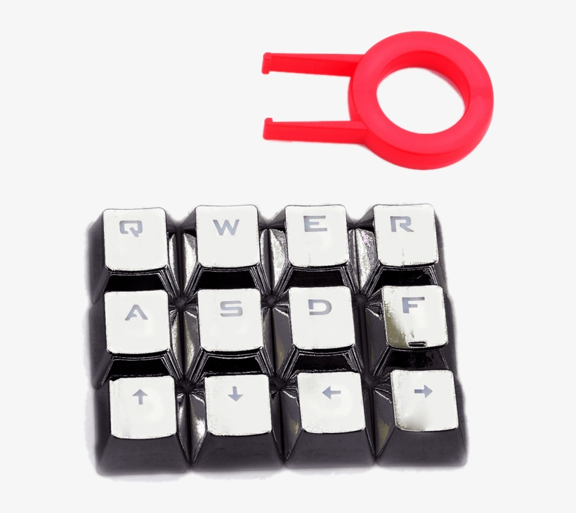 Redragon A103gr Mechanical Keyboard Caps 12 Chrome, transparent png download
