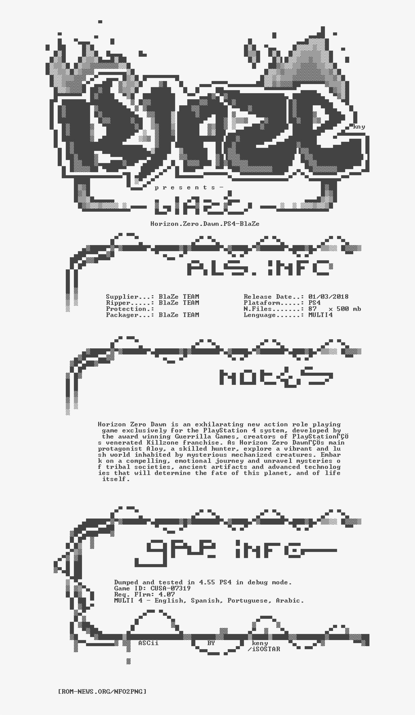 Horizon - Zero - Dawn - Ps4-blaze - - Playstation 4, transparent png download