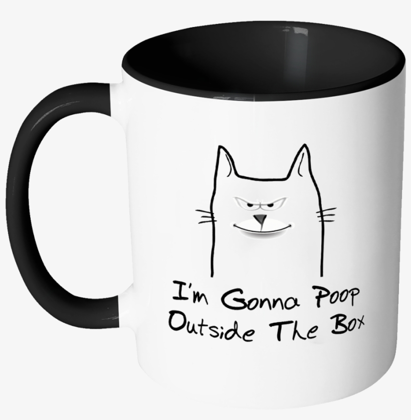 Angry Cat Mug - Working Harder Than An Ugly Stripper, transparent png download