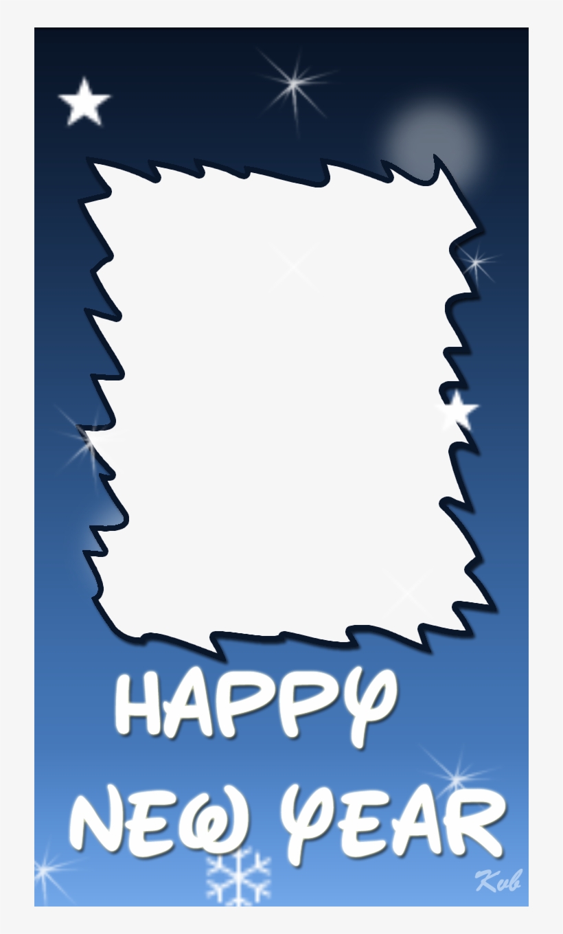 Cool New Year Frame - Poster, transparent png download