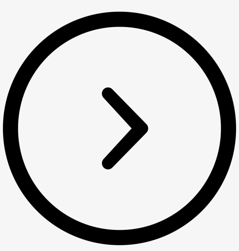 Chevron With Circle Right Comments Unicode Arrow In Circle PNG Image