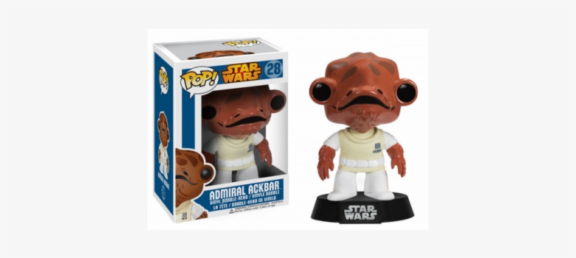 Admiral Ackbar - Funko Pop Star Wars - Admiral Ackbar, transparent png download