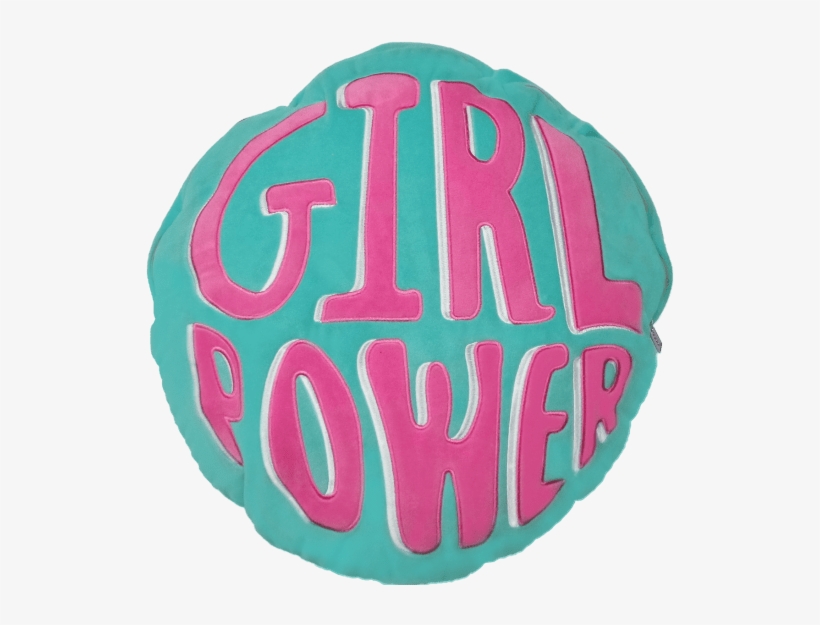 Picture Of Girl Power Storage Embroidered Pillow - Frankie's On The Park, transparent png download