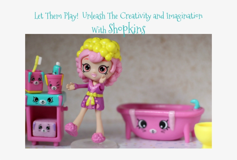 Shopkins Bubbleisha Bathing Bunny Bathroom - Bubbleisha Shopkins, transparent png download