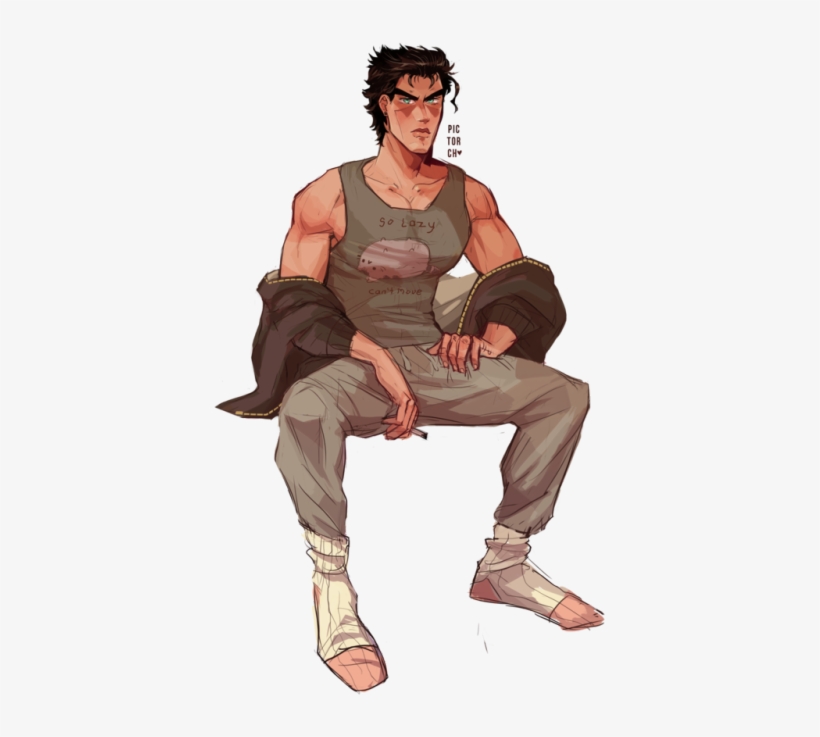 Morning Smokes Ft Comfy Jotaro - Jojo Bizarre Adventure Fanart Jojos, transparent png download