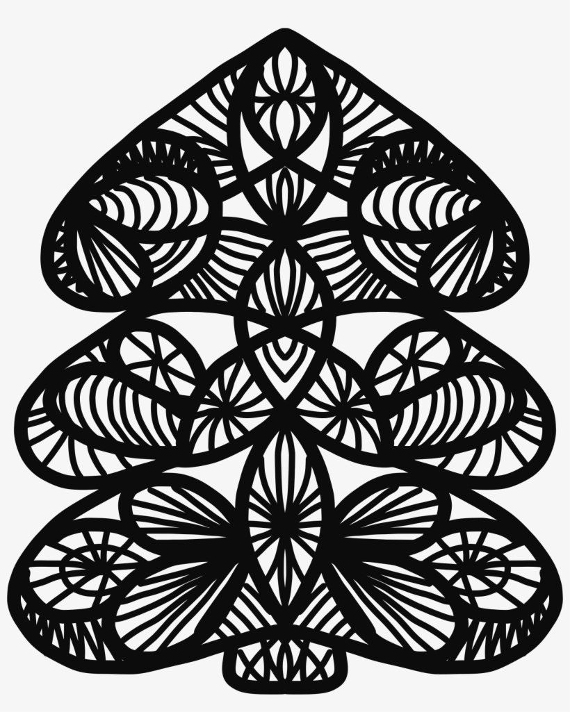 This Free Icons Png Design Of Abstract Christmas Tree, transparent png download