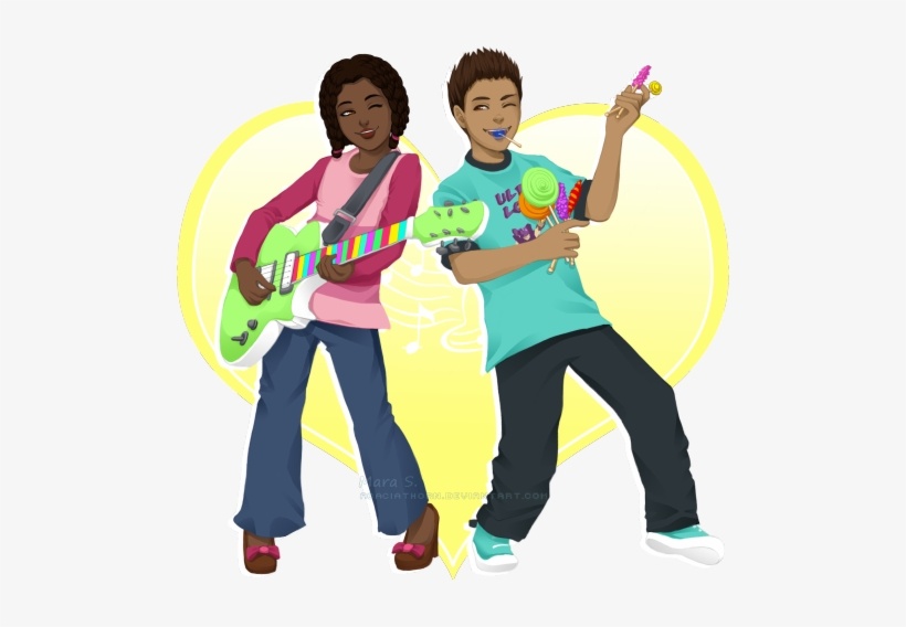 “ Funky Jams And Red Dye - Sheen And Libby Fanart, transparent png download