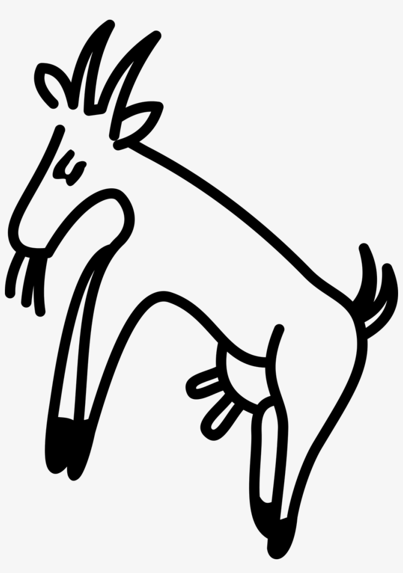 Goat,animal,animal Breeding,horns,no Background,udder,beard, - Goat I Love Farming Farm Agriculture Funny T Shirt, transparent png download
