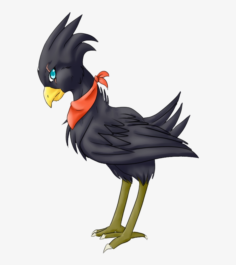 Purple Chocobos - Chocobo Black, transparent png download