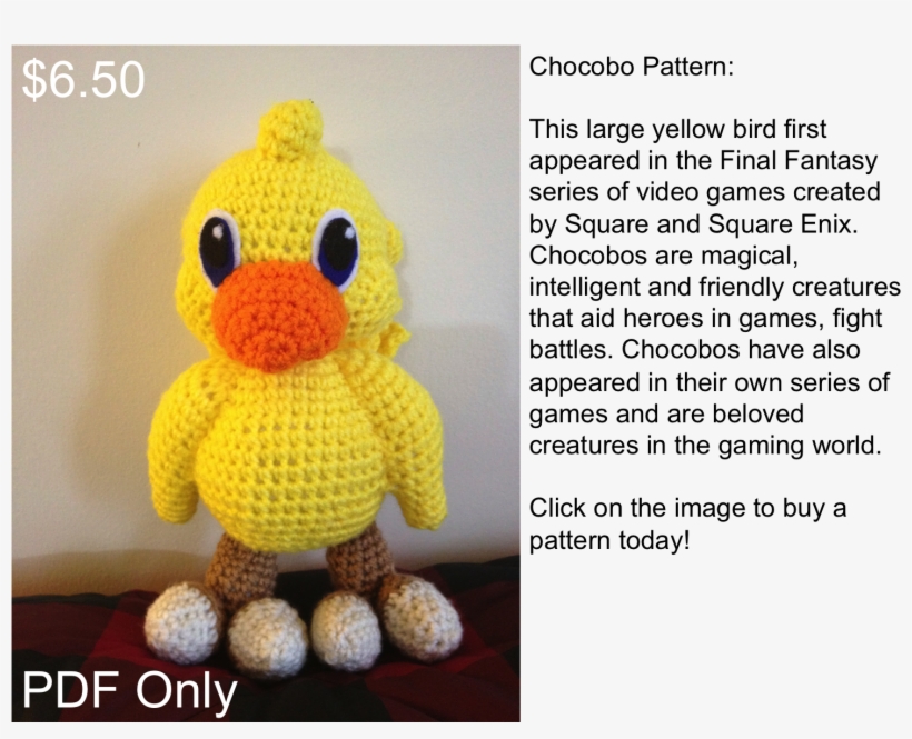 Chocobo Crochet, transparent png download