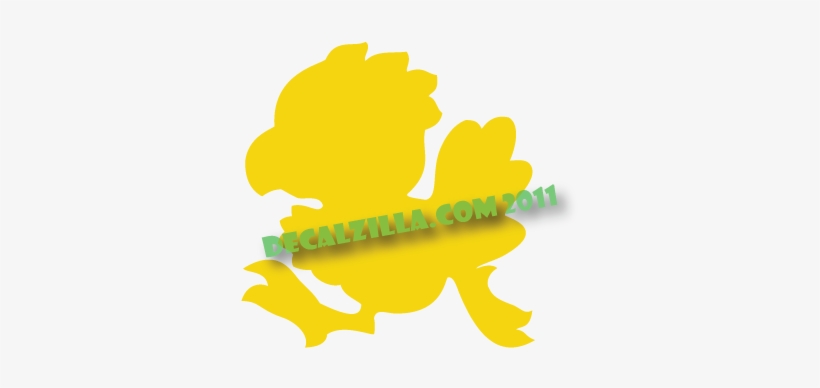 Chocobo Silhouette, transparent png download