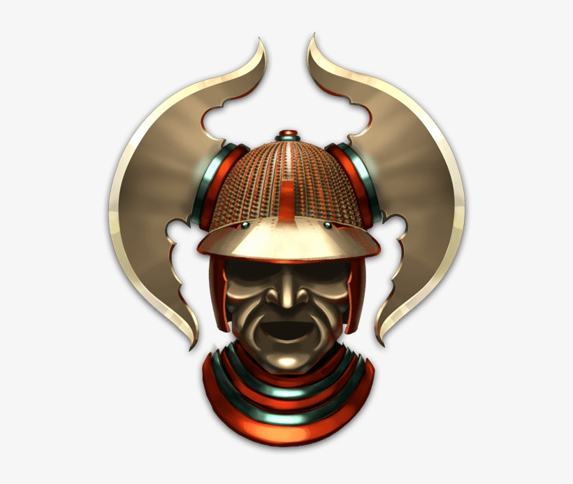 Samurai Mask Png Image - Shadow Fight 2 Helm, transparent png download