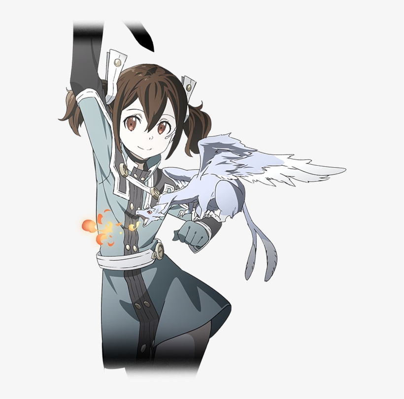 In Sao, She Was A Beast Tamer Who Was Saved By Kirito - Sword Art Online Ordinal Scale Silica, transparent png download